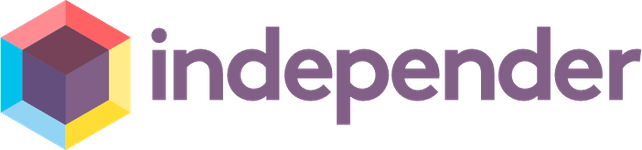 Independer logo – klant van Bluefrog