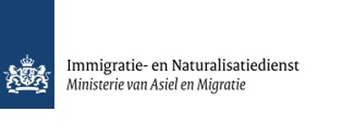 Immigratie- en Naturalisatiedienst logo – klant van Bluefrog